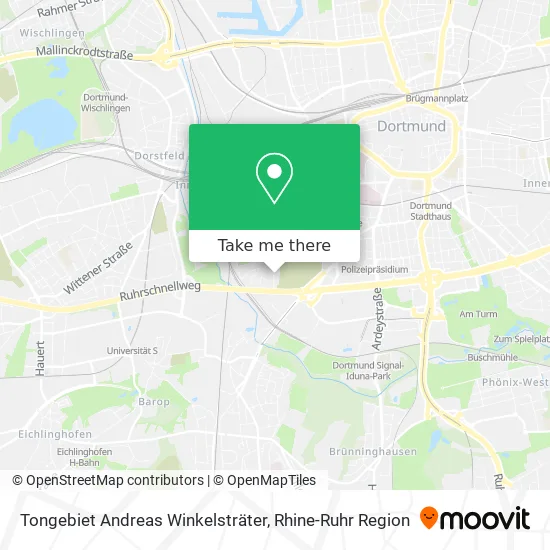 Карта Tongebiet Andreas Winkelsträter