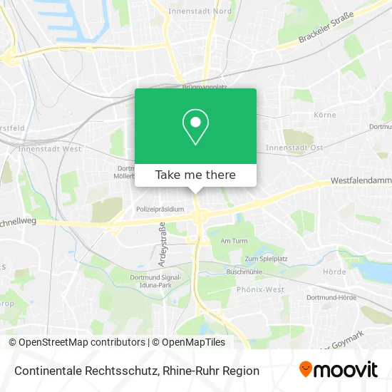 Карта Continentale Rechtsschutz