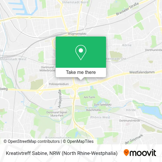 Kreativtreff Sabine map