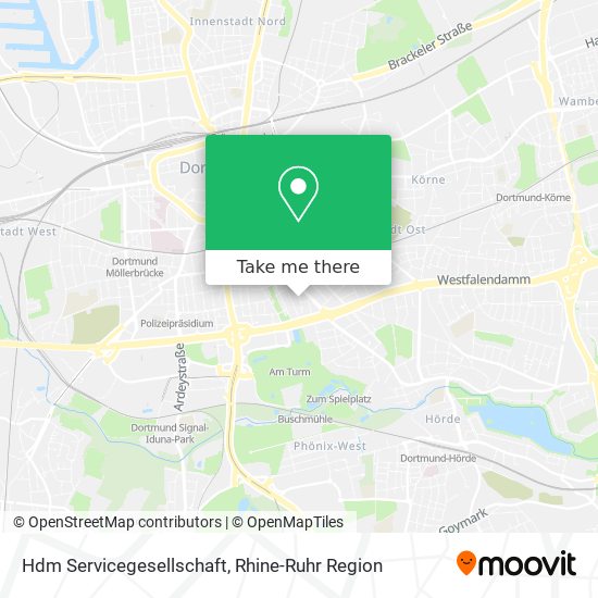 Hdm Servicegesellschaft map