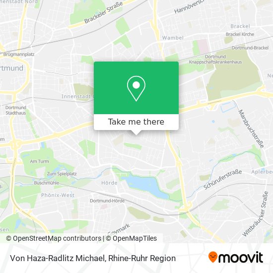Von Haza-Radlitz Michael map