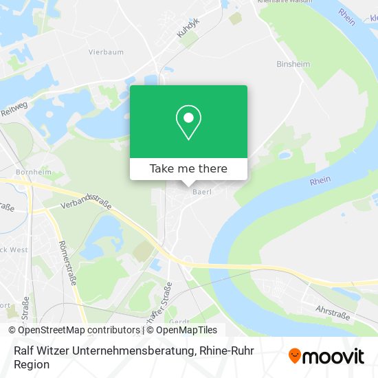 Ralf Witzer Unternehmensberatung map