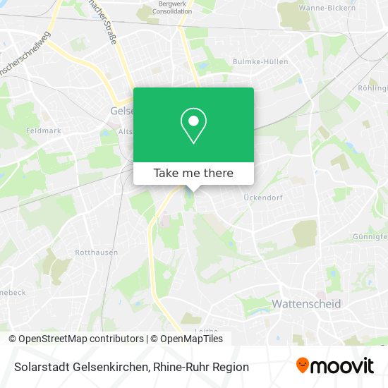 Solarstadt Gelsenkirchen map
