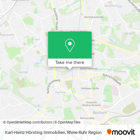 Karl-Heinz Hörsting Immobilien map