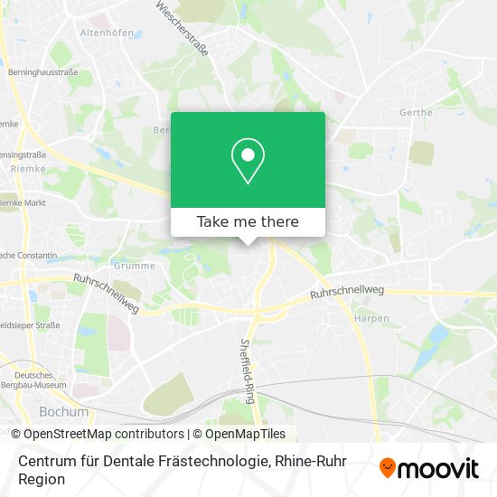 Карта Centrum für Dentale Frästechnologie