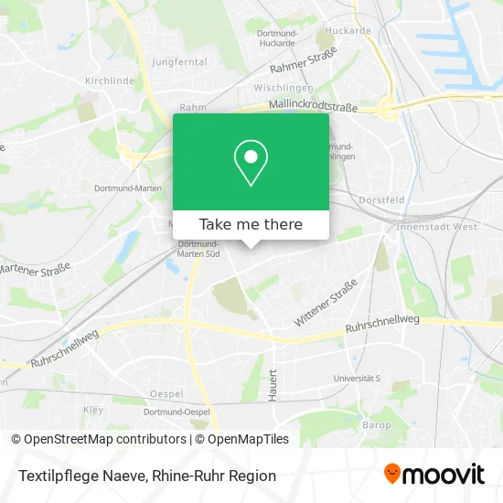 Карта Textilpflege Naeve