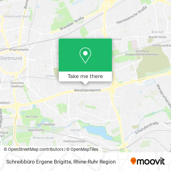 Карта Schreibbüro Ergene Brigitte