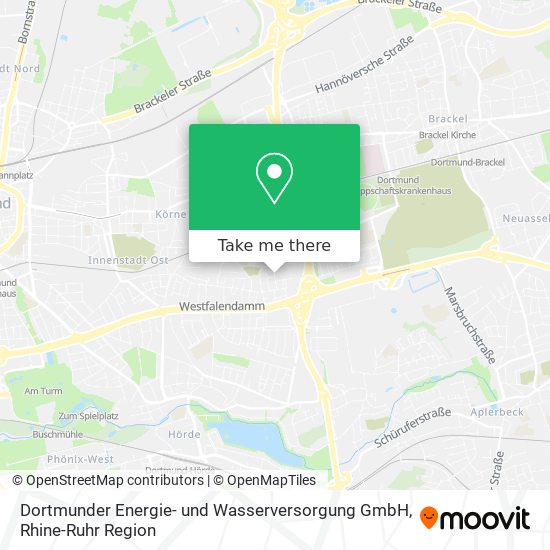 Dortmunder Energie- und Wasserversorgung GmbH map
