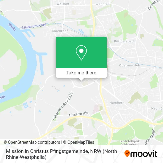 Карта Mission in Christus Pfingstgemeinde