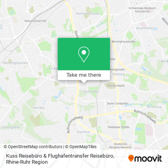 Kuss Reisebüro & Flughafentransfer Reisebüro map