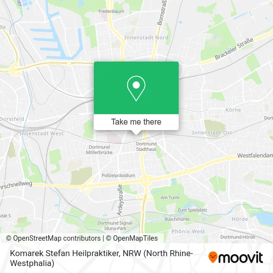 Карта Komarek Stefan Heilpraktiker