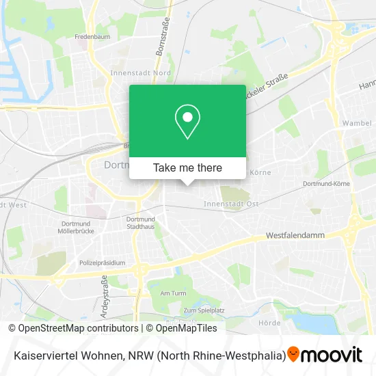 Kaiserviertel Wohnen map