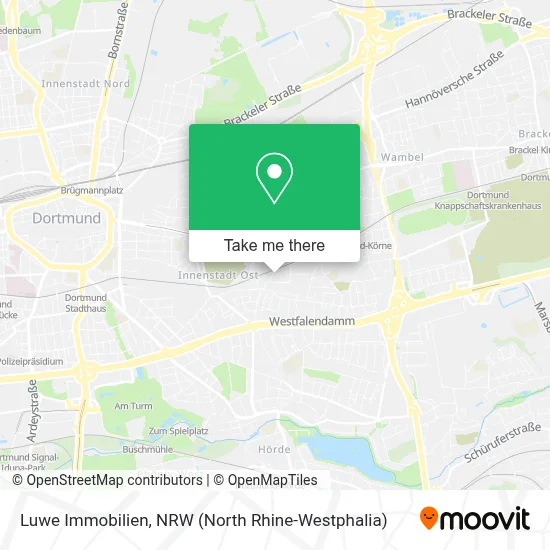 Luwe Immobilien map