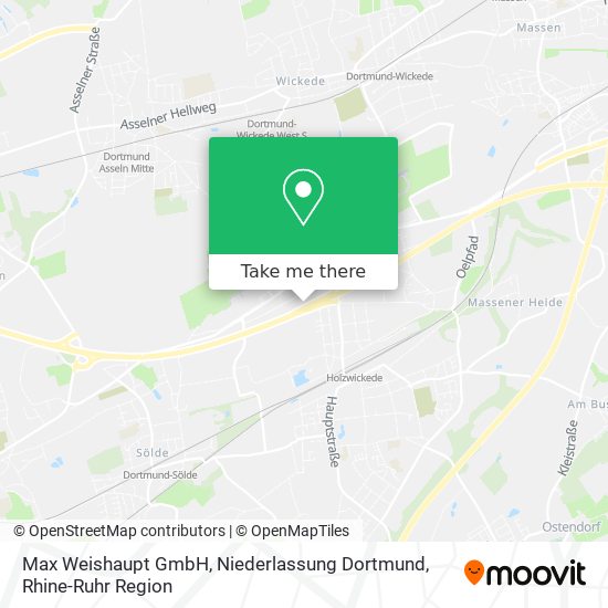 Max Weishaupt GmbH, Niederlassung Dortmund map