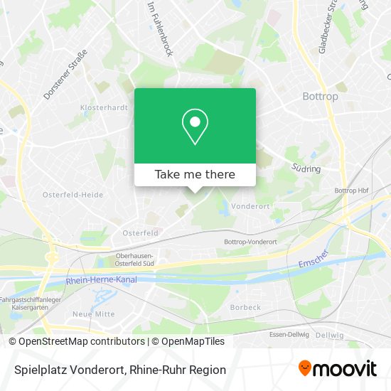 Spielplatz Vonderort map