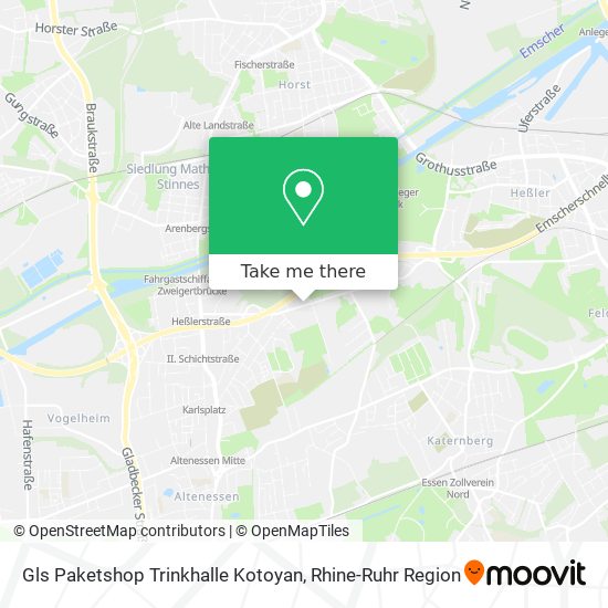 Gls Paketshop Trinkhalle Kotoyan map