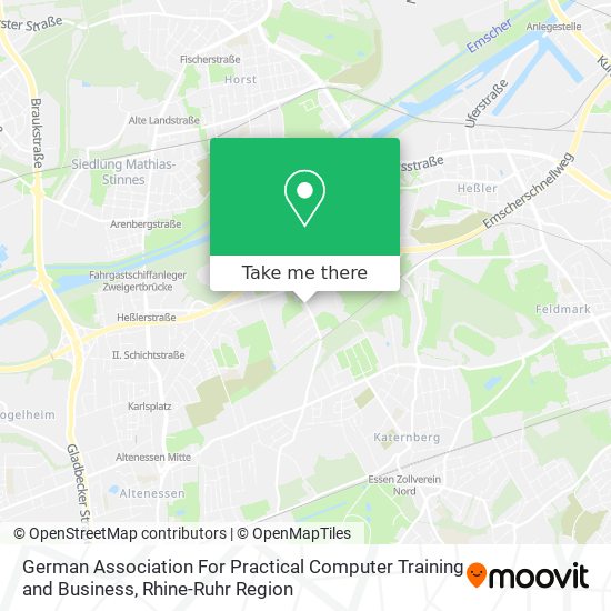 German Association For Practical Computer Training and Business map