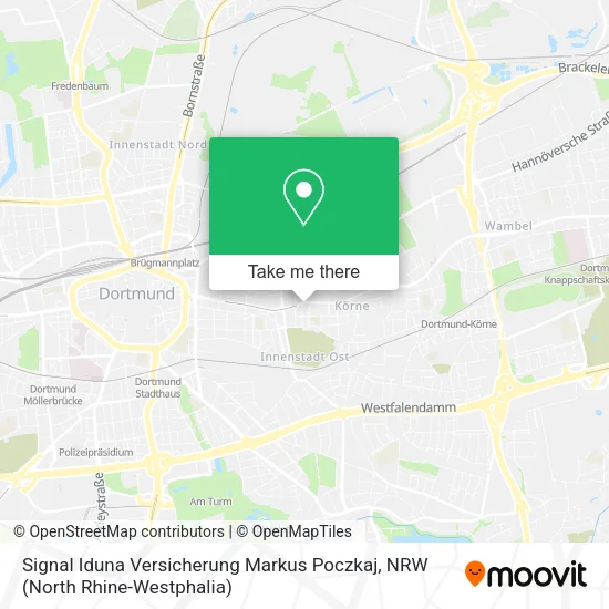 Карта Signal Iduna Versicherung Markus Poczkaj