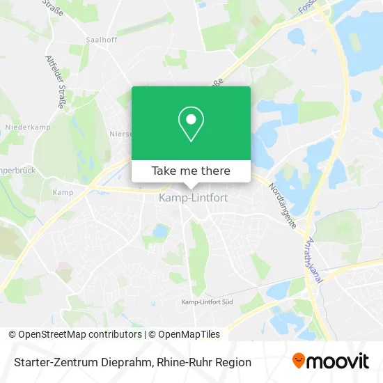 Карта Starter-Zentrum Dieprahm