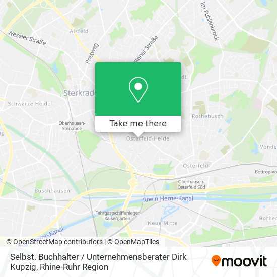 Selbst. Buchhalter / Unternehmensberater Dirk Kupzig map