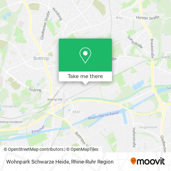 Карта Wohnpark Schwarze Heide