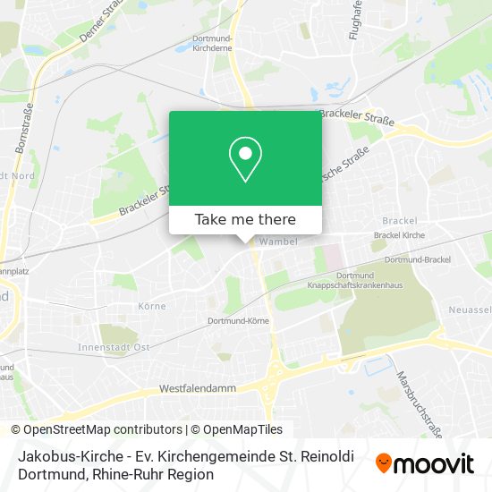 Jakobus-Kirche - Ev. Kirchengemeinde St. Reinoldi Dortmund map