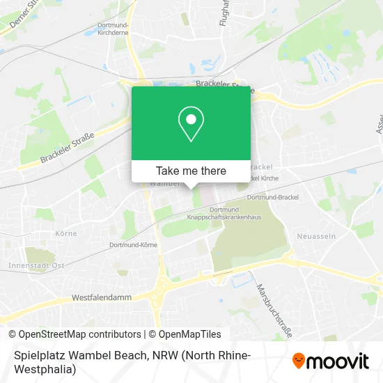 Spielplatz Wambel Beach map