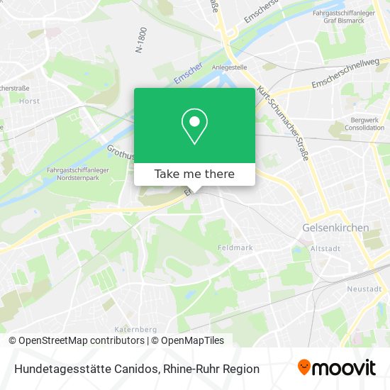 Hundetagesstätte Canidos map