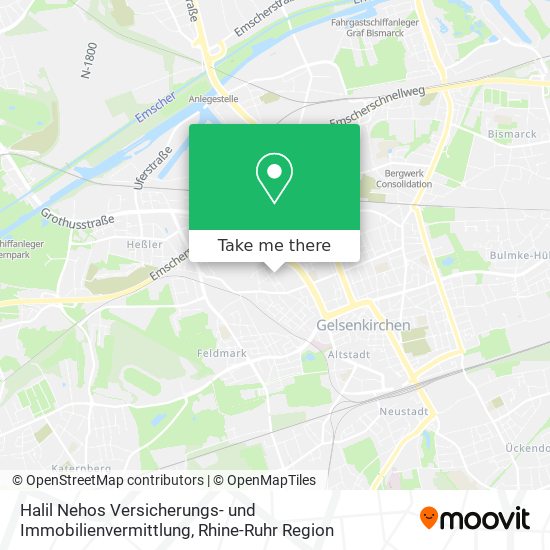 Карта Halil Nehos Versicherungs- und Immobilienvermittlung