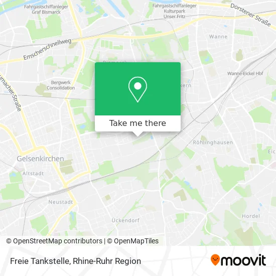 Карта Freie Tankstelle