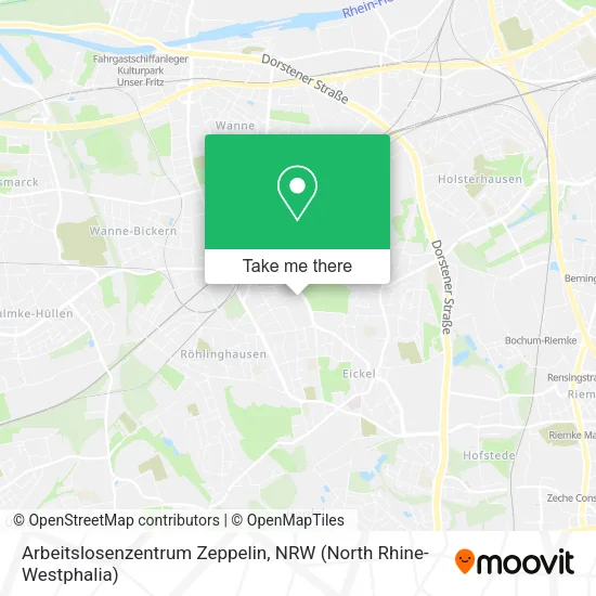 Карта Arbeitslosenzentrum Zeppelin