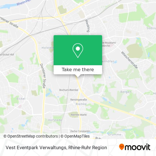 Vest Eventpark Verwaltungs map
