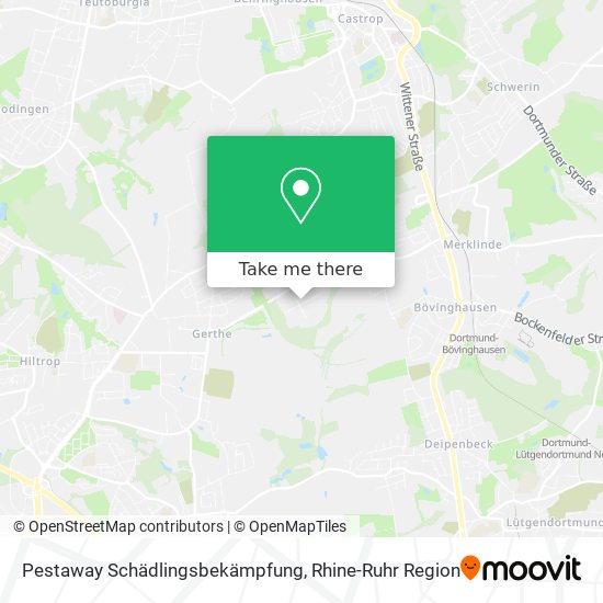 Pestaway Schädlingsbekämpfung map