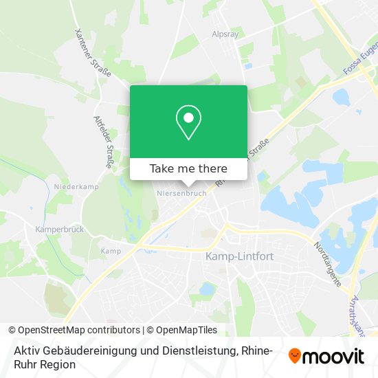 Aktiv Gebäudereinigung und Dienstleistung map