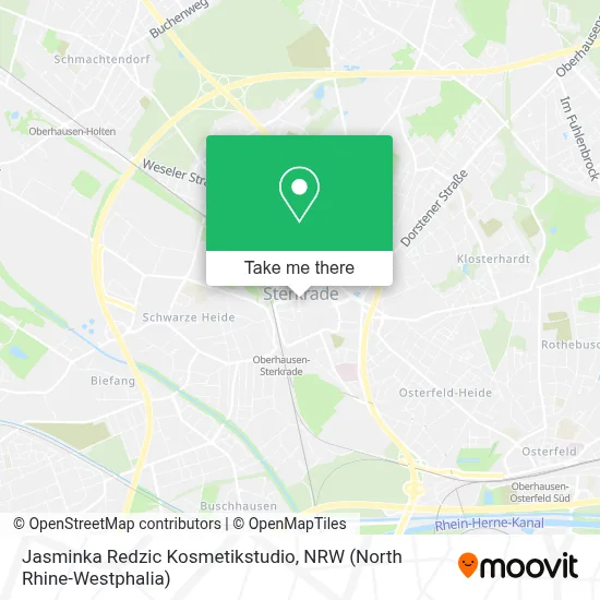 Jasminka Redzic Kosmetikstudio map