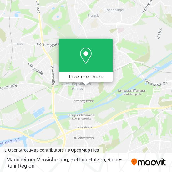 Mannheimer Versicherung, Bettina Hützen map