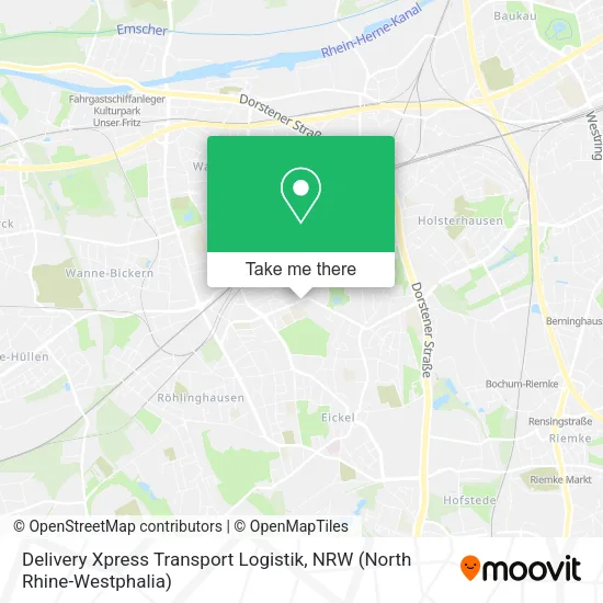 Карта Delivery Xpress Transport Logistik