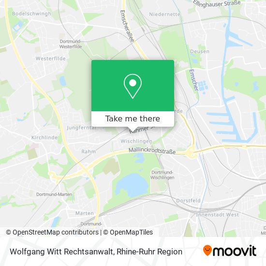 Wolfgang Witt Rechtsanwalt map
