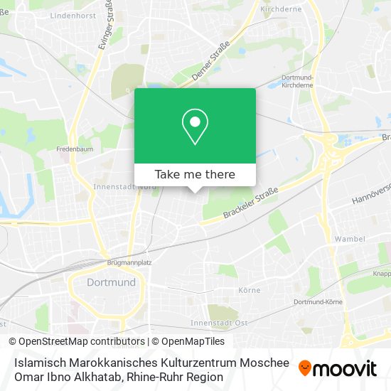 Islamisch Marokkanisches Kulturzentrum Moschee Omar Ibno Alkhatab map
