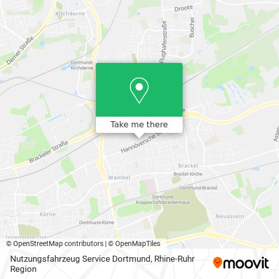 Nutzungsfahrzeug Service Dortmund map