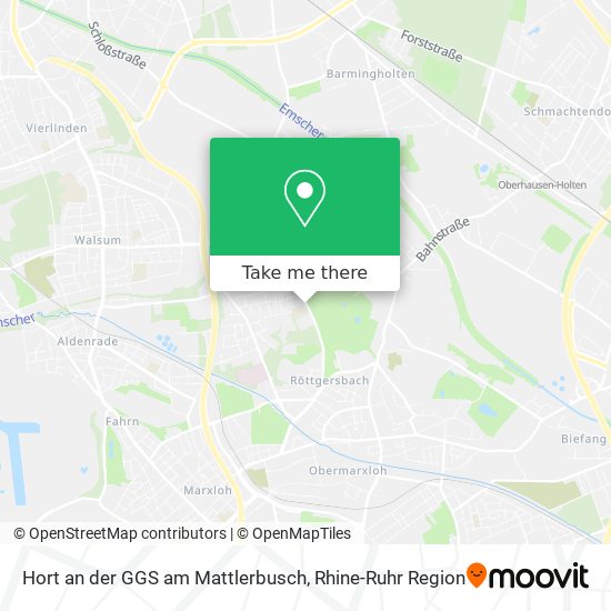 Hort an der GGS am Mattlerbusch map