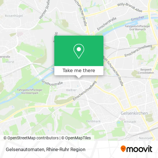 Карта Gelsenautomaten