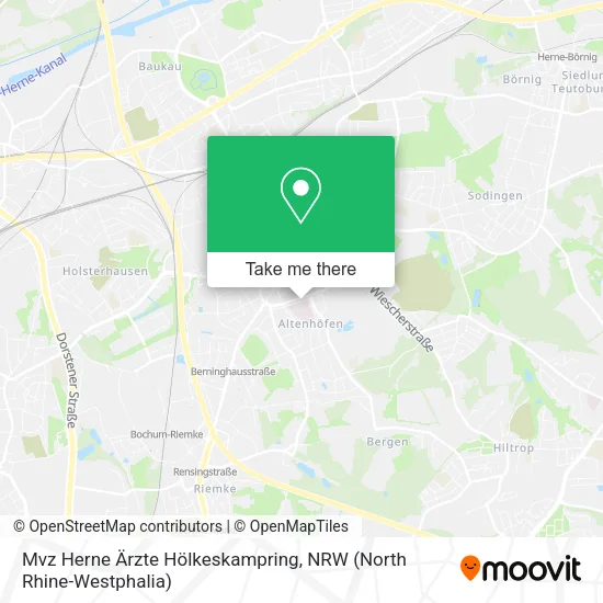 Карта Mvz Herne Ärzte Hölkeskampring