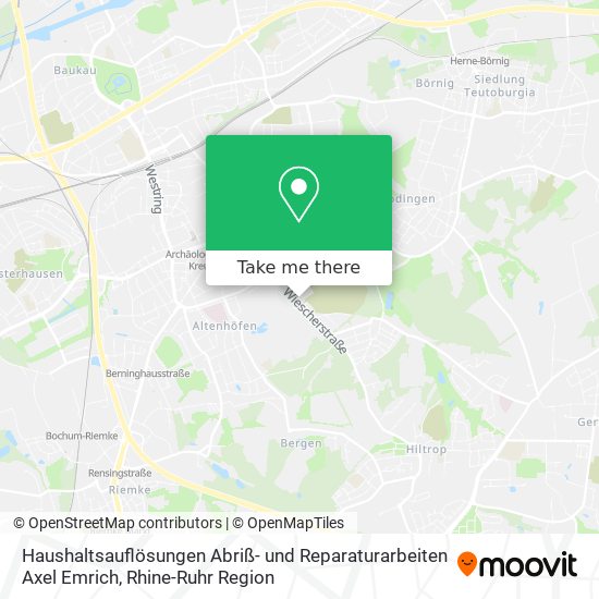 Haushaltsauflösungen Abriß- und Reparaturarbeiten Axel Emrich map