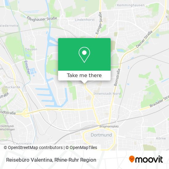 Reisebüro Valentina map