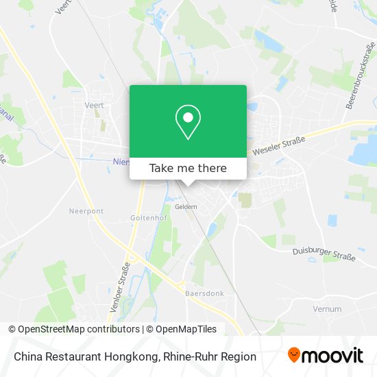 China Restaurant Hongkong map