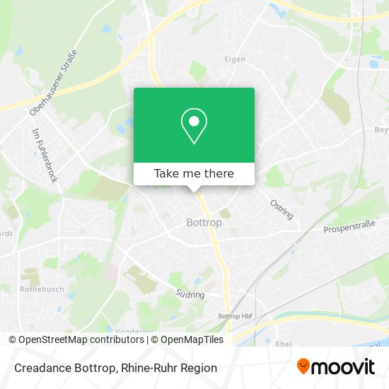 Creadance Bottrop map