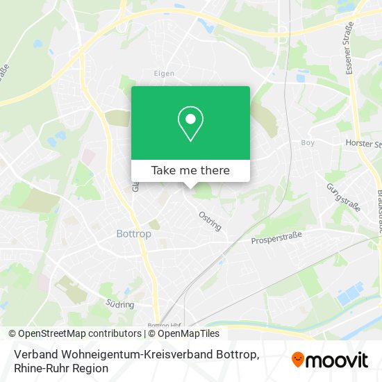 Verband Wohneigentum-Kreisverband Bottrop map