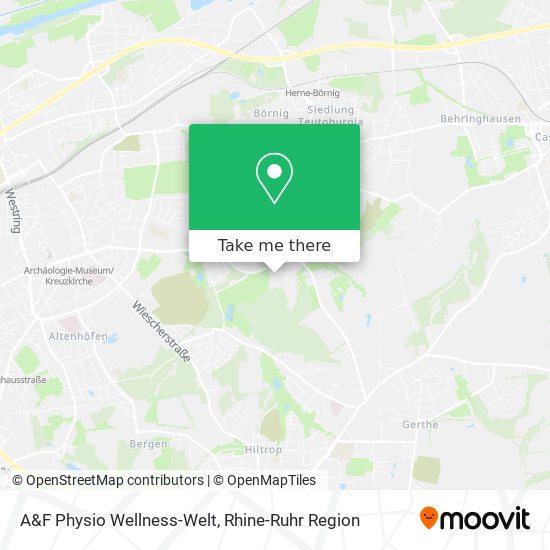 A&F Physio Wellness-Welt map