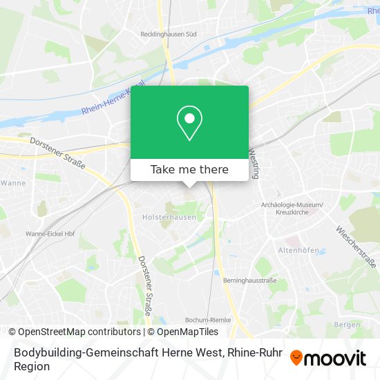 Bodybuilding-Gemeinschaft Herne West map